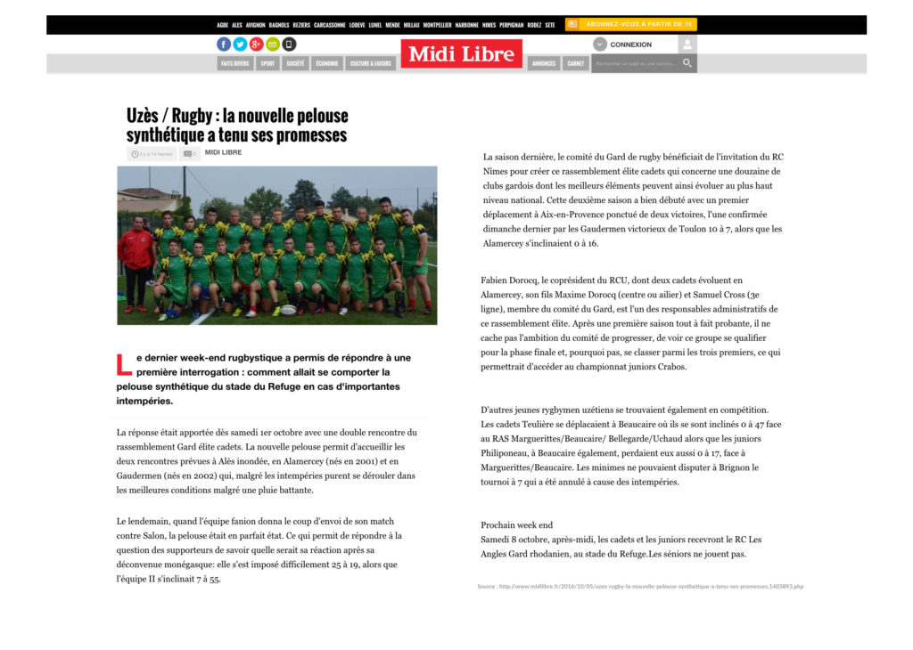 groupe rencontre sportive